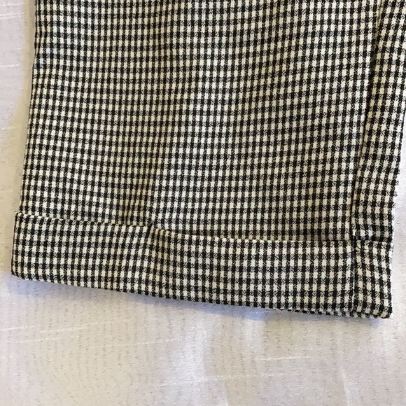 Black / white ruffled waist pants - Picture 2 of 4